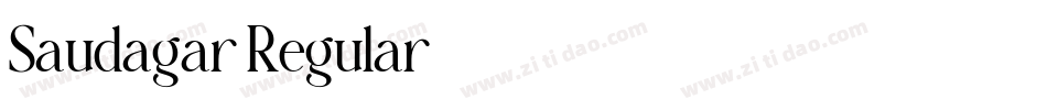 Saudagar Regular字体转换